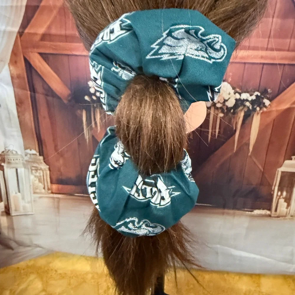N/A teal scrunchie